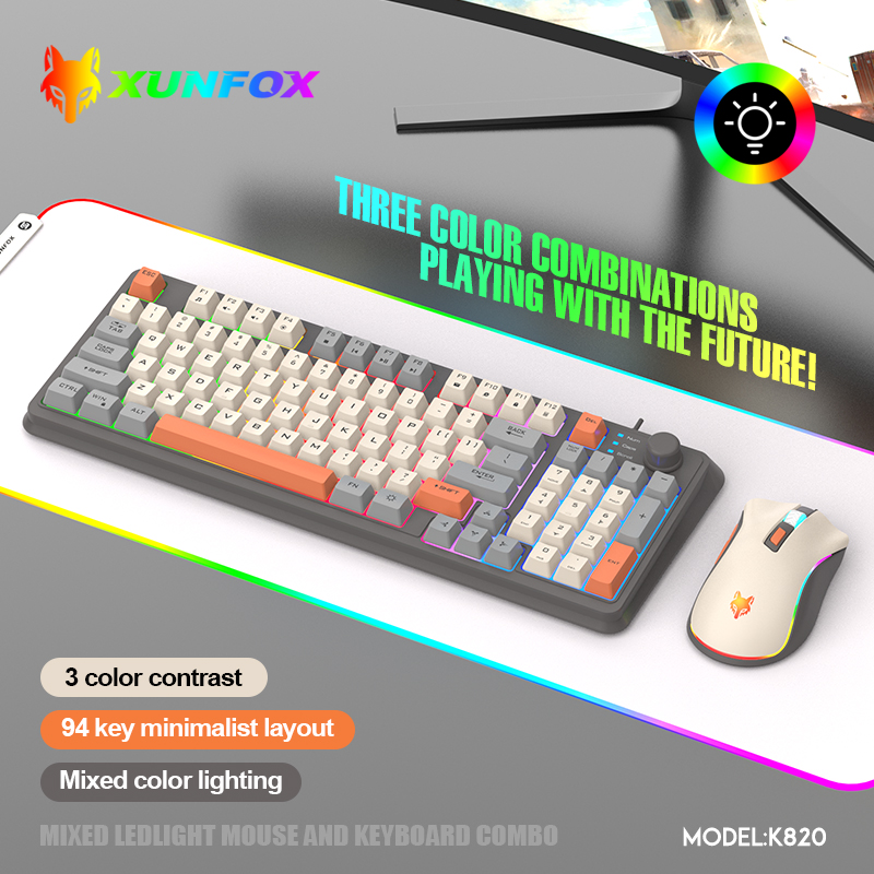 K820 USB Bedraad speltoetsenbo - Gaming Keyboard Mouse And Headset Combo recensie en prijs
