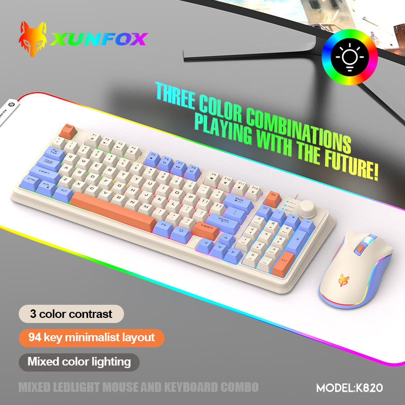 K820 USB Bedraad speltoetsenbo - Gaming Keyboard Mouse And Headset Combo recensie en prijs