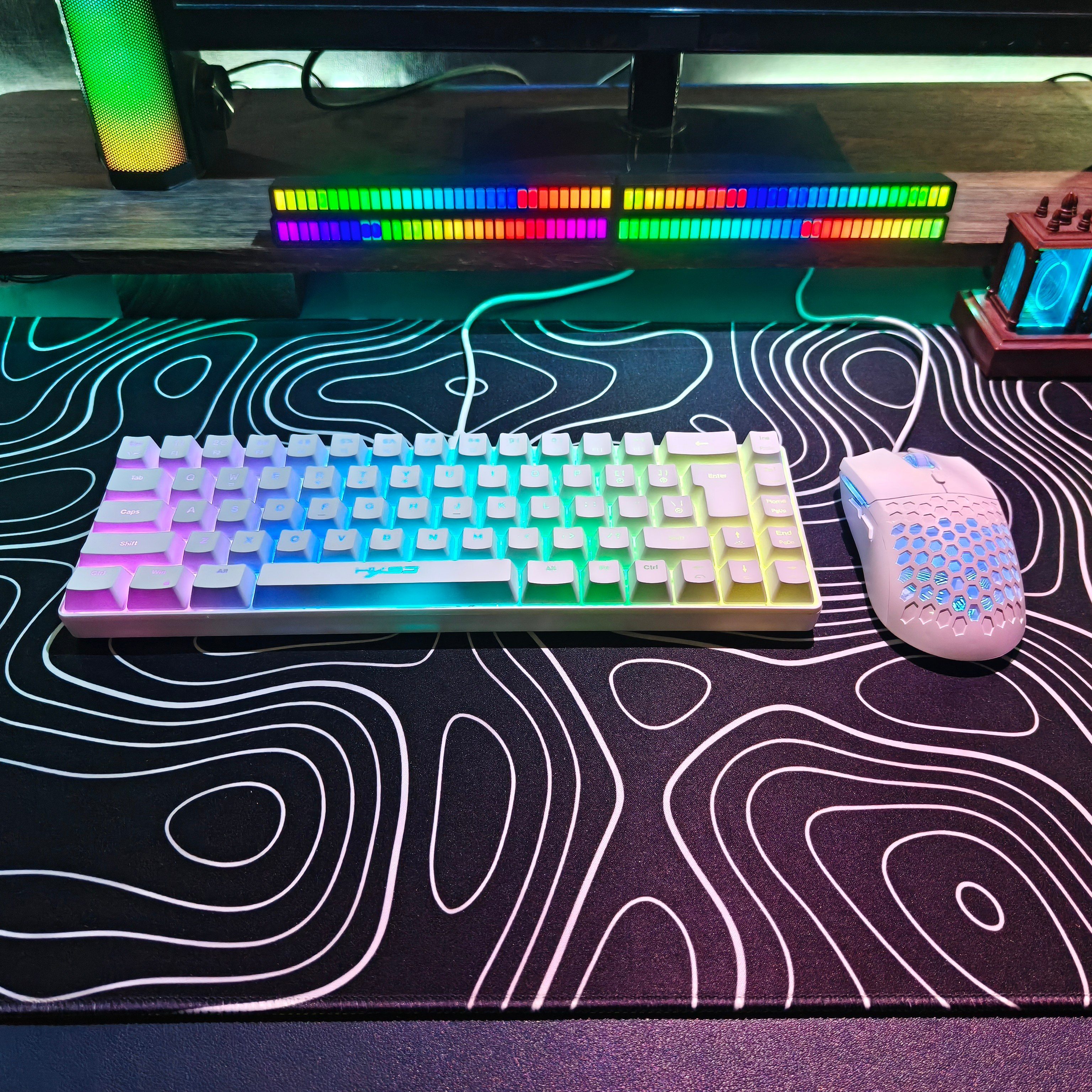 Compacte HXSJ 68-toetsen muis- - Gaming Keyboard And Mouse Set recensie en prijs