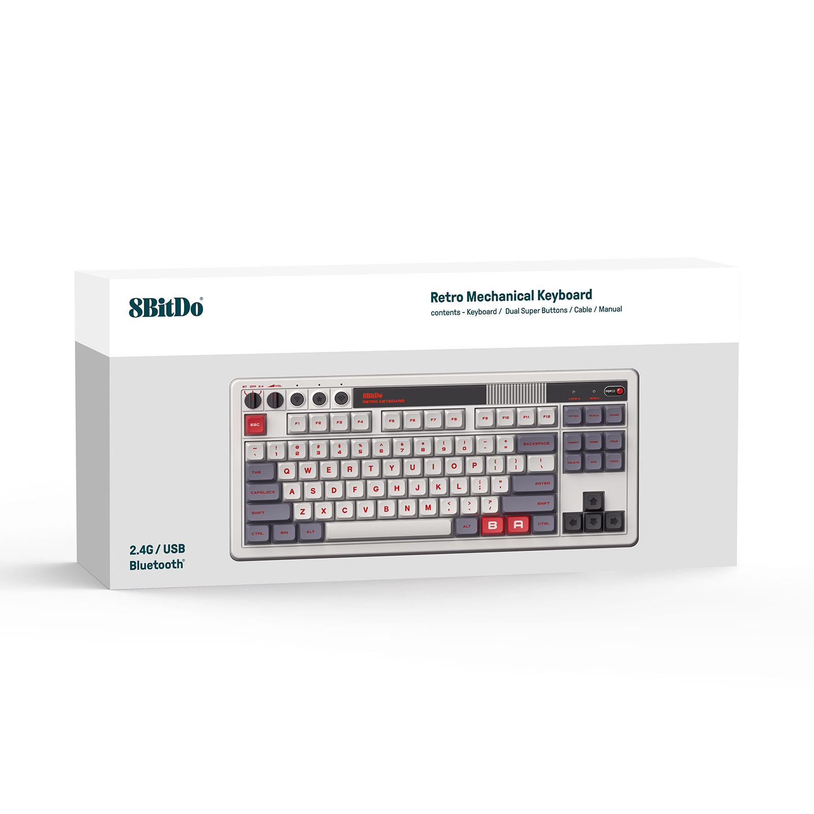 8Bitdo Retro mechanisch toetse - Gaming Keyboard Hot Swappable recensie en prijs