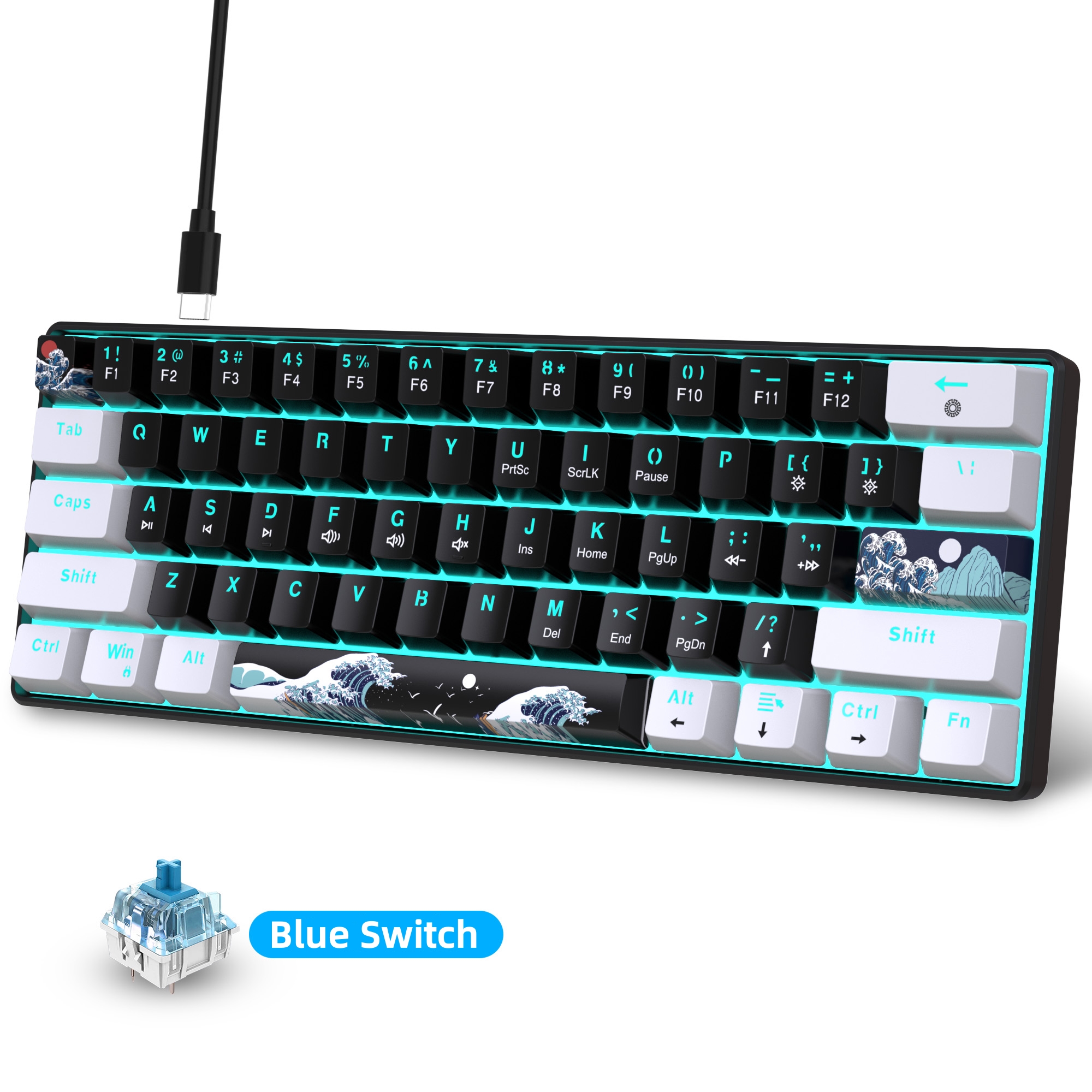 60% mechanisch toetsenbord, ga - Gaming Keyboard And Mouse Set recensie en prijs