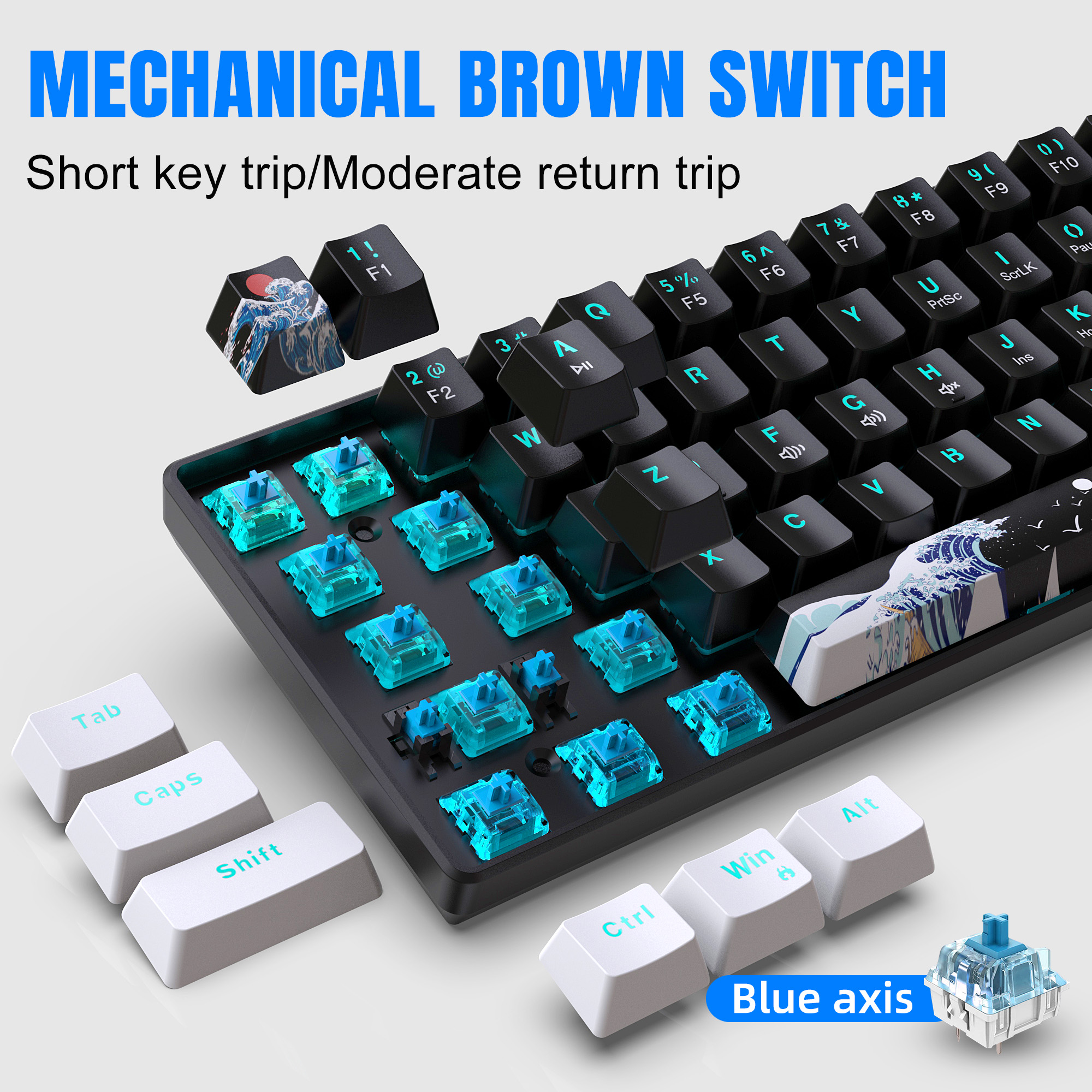 60% mechanisch toetsenbord, ga - Gaming Keyboard And Mouse Set recensie en prijs