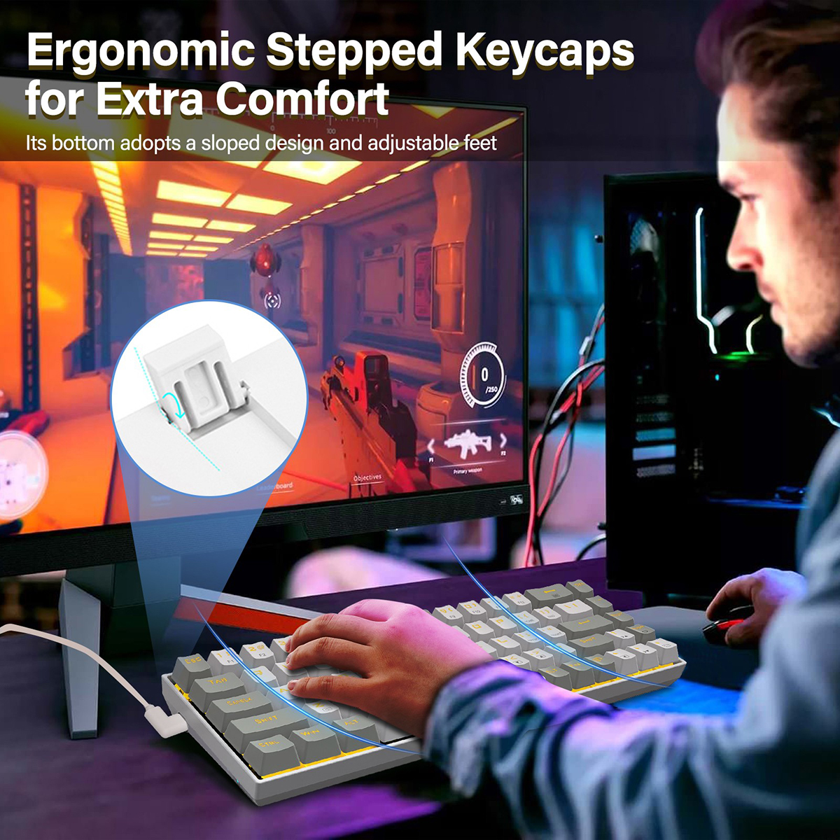 E-YOOSO 68 mechanisch toetsenb - Gaming Keyboard E Yooso recensie en prijs