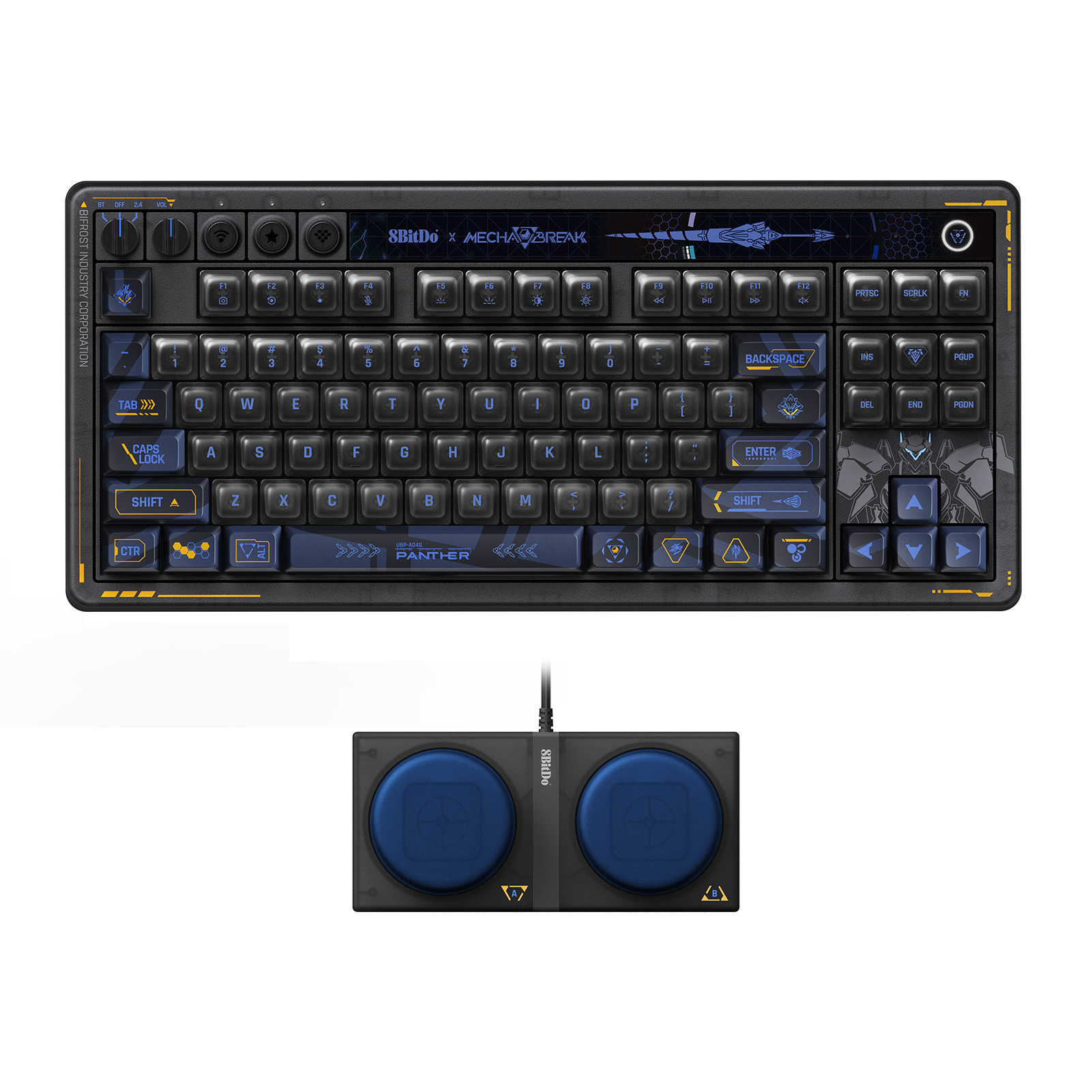 8BitDo Retro 87 mechanisch toe - Gaming Keyboard Hot Swappable recensie en prijs
