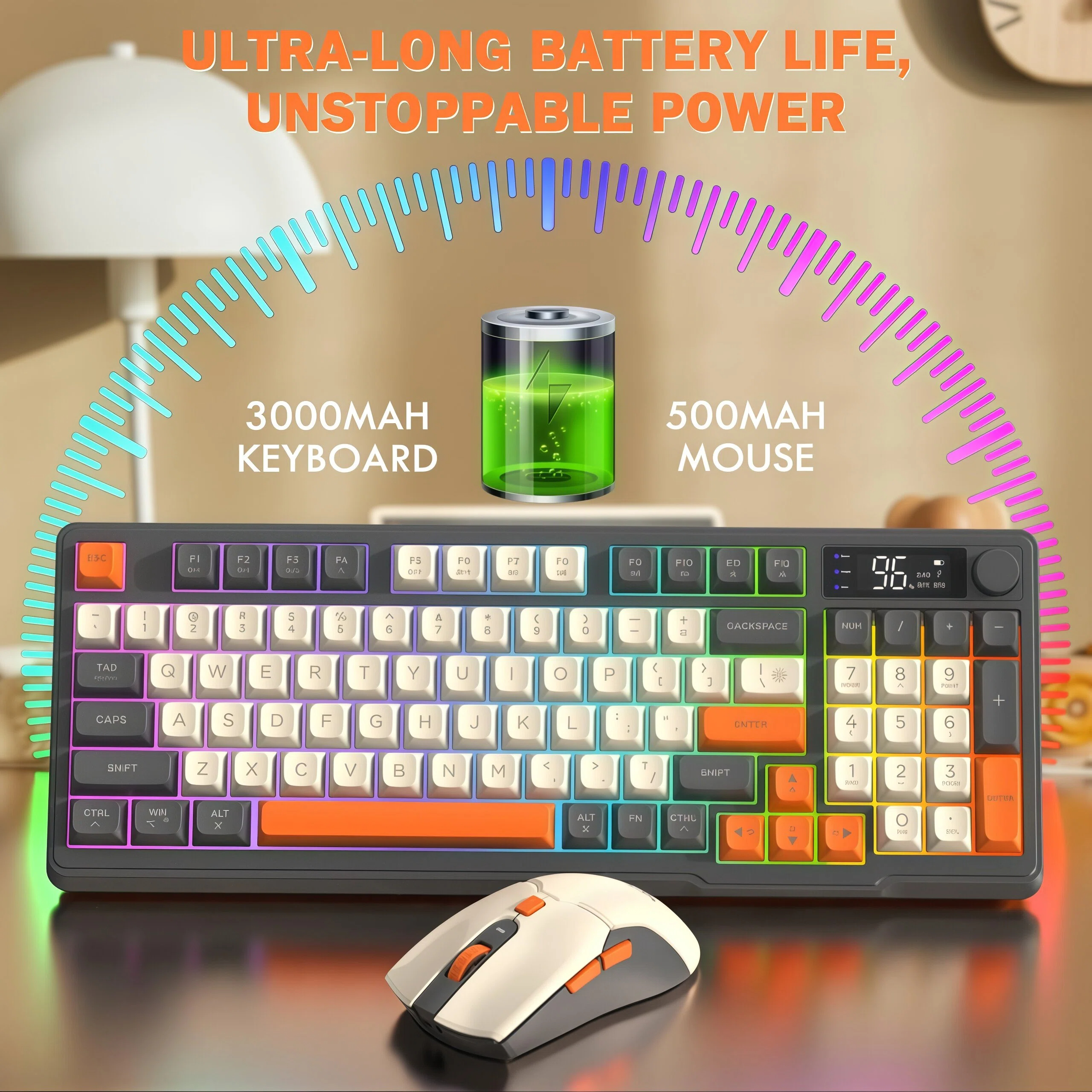 Freewolf T96 Gaming draadloos  - Gaming Keyboard Mouse And Headset Combo recensie en prijs