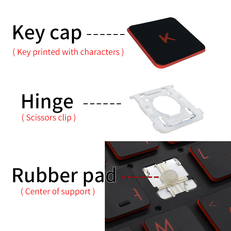 Vervangende toetsdop en scharn - Gaming Keyboard E Yooso recensie en prijs