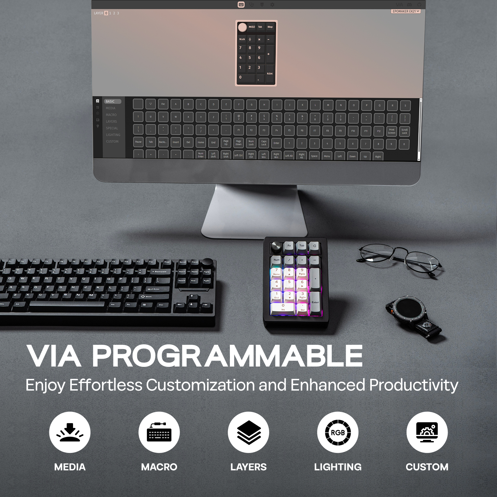 EPOMAKER EK21 VIA 20% Pakking  - Keyboard Gaming Mac recensie en prijs