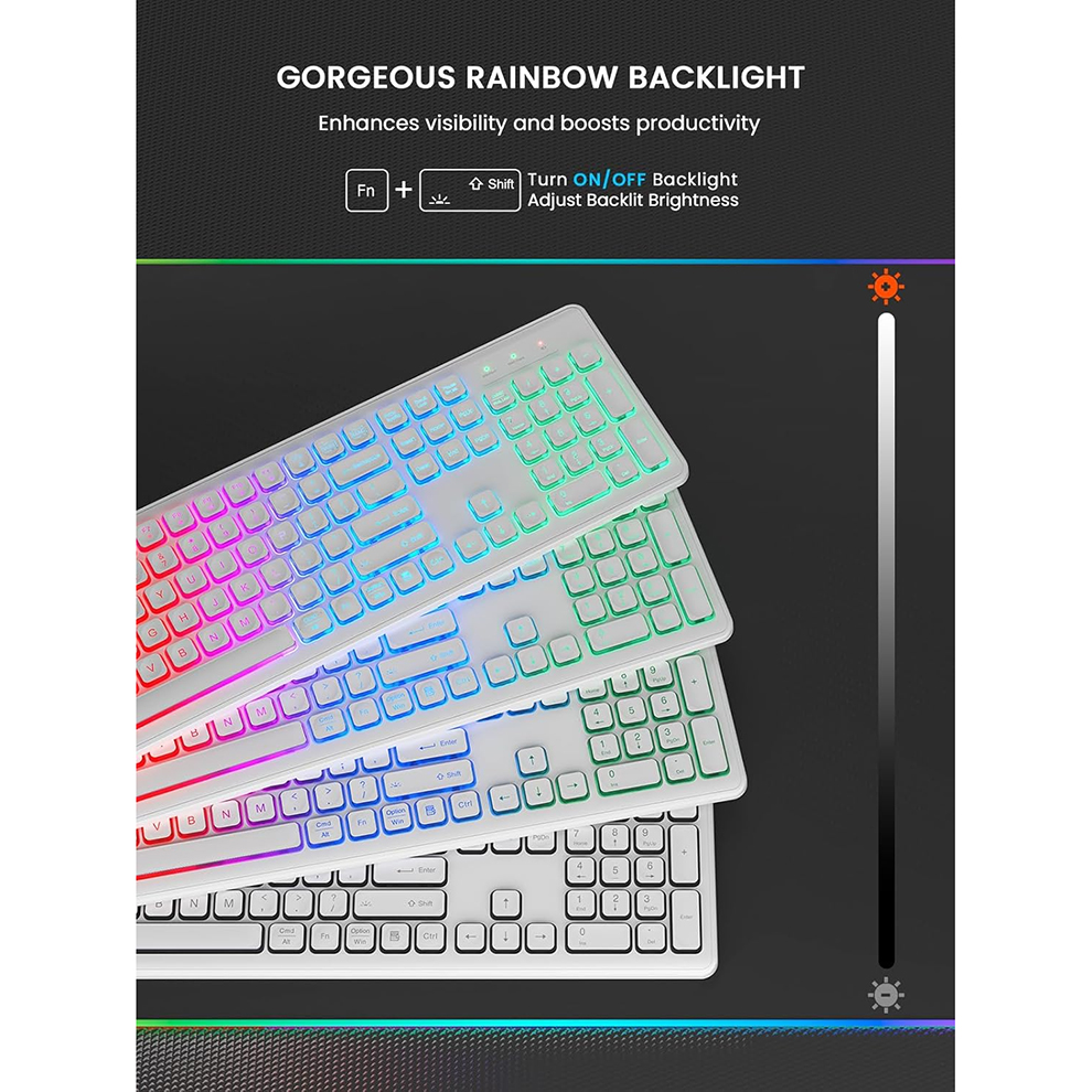 Draadloos toetsenbord en muis  - Gaming Keyboard Bluetooth recensie en prijs