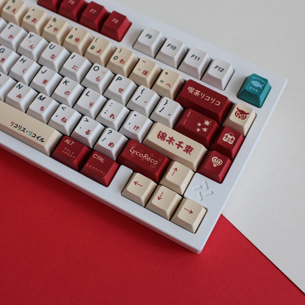 Lycoris Recoil Anime PBT Keyca - Gaming Keyboard Bluetooth recensie en prijs